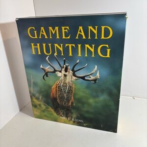 Game and Hunting large two volume hardcover books in cardboard case Kurt Blůchel